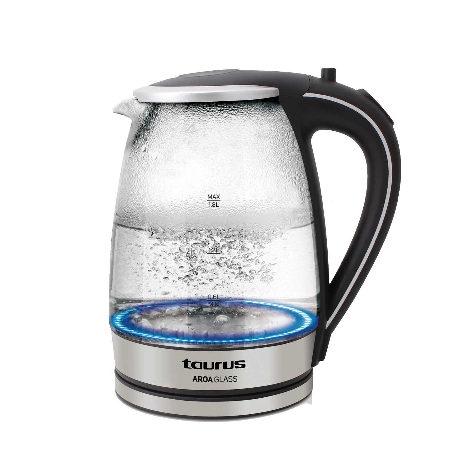 Hervidor De Agua Taurus Aroa Glass 2200w 18l